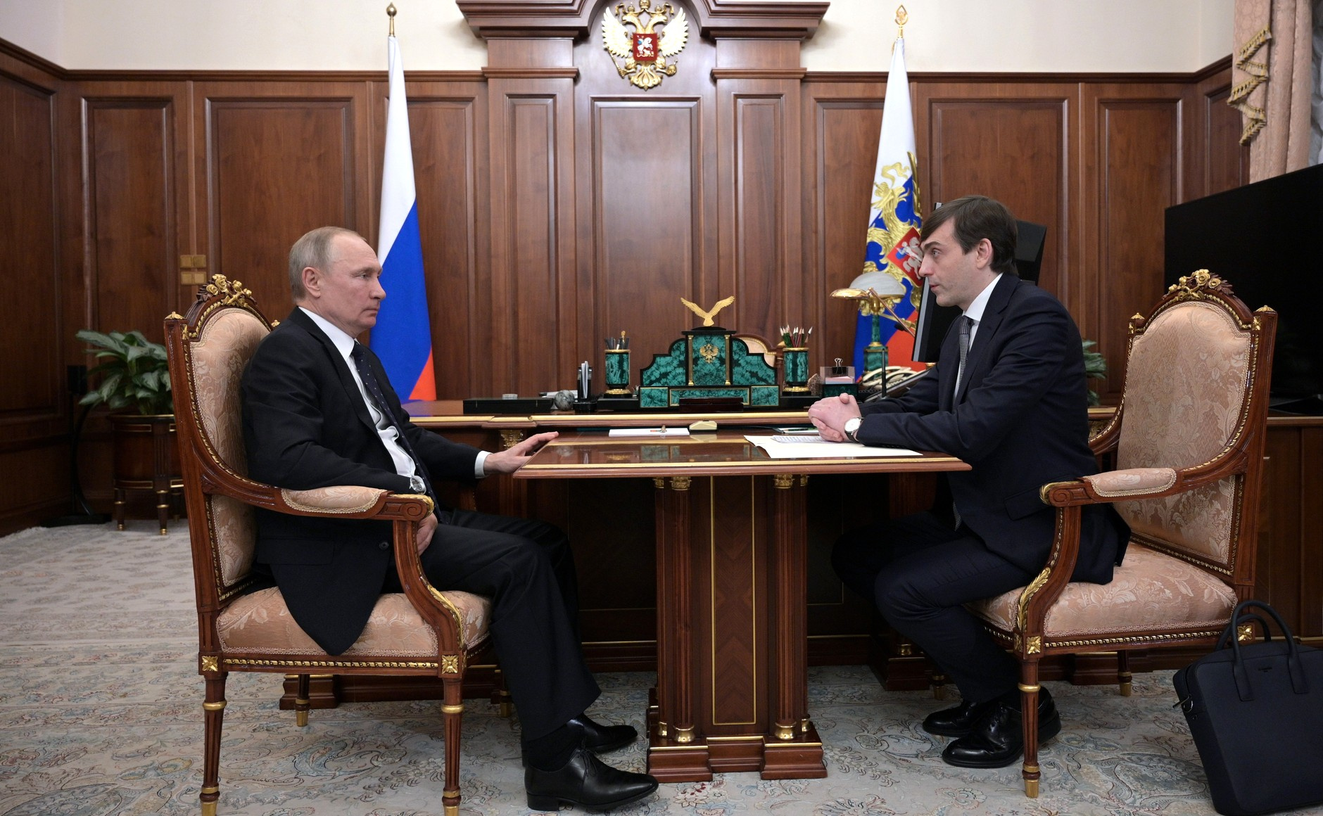 Владимир Путин и Сергей Кравцов обсудили приоритетные направления работы Минпросвещения